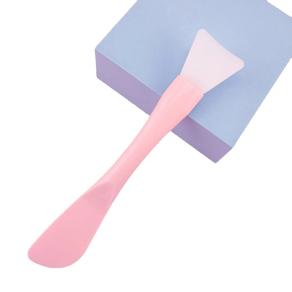 Silicone Facial Mask Brush with Scraper – Dual-Use Beauty Tool