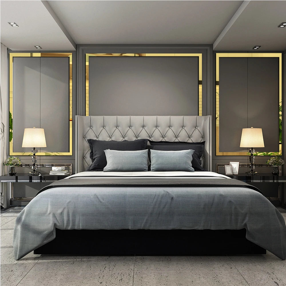 10/20pc DIY Acrylic Mirror Wall Stickers – TV Background & Room Art Decor
