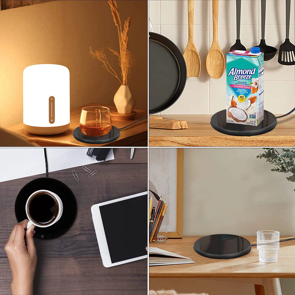 Thermostatic USB Mug Warmer Coaster – Coffee & Tea Heater