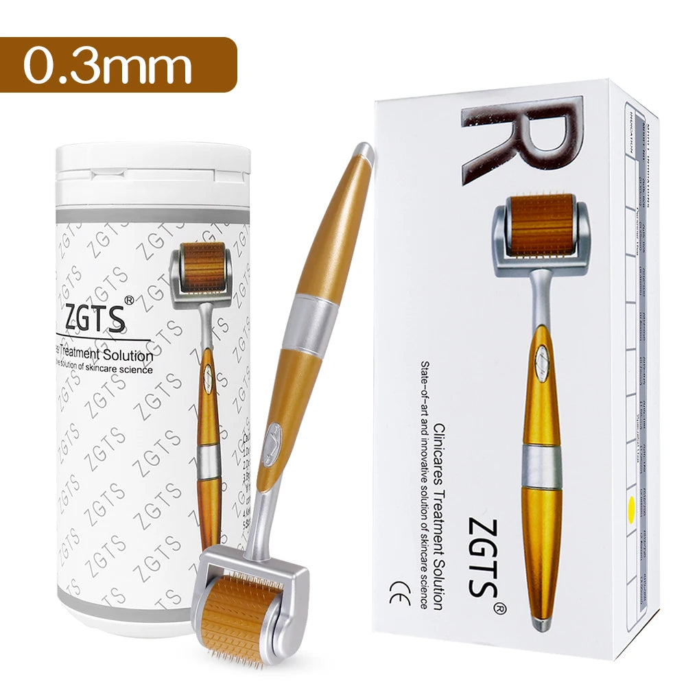 540-Needle Derma Roller – Face, Body, Hair & Beard Growth (0.2–0.3mm)