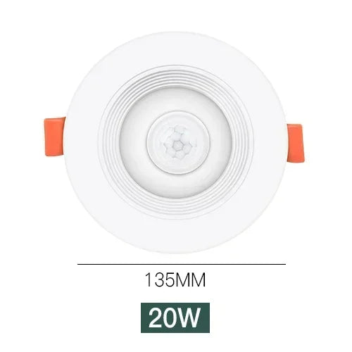 Recessed LED Downlight with Motion Sensor 5W–20W – Energy Saving Ceiling Spotlight
