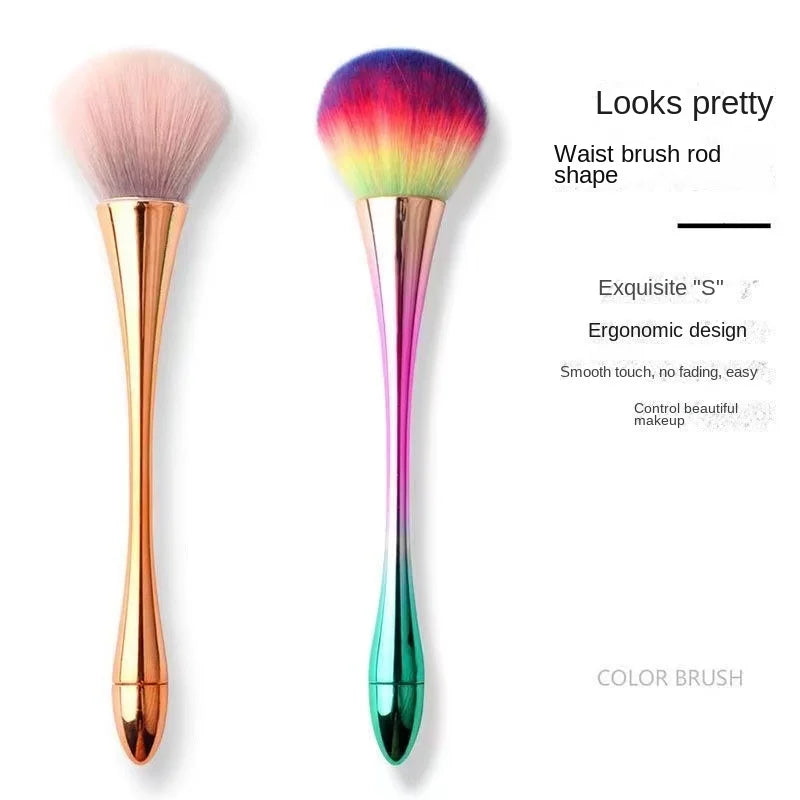 Fluffy Nail Dust Cleaning Brush – Soft Glitter Powder Brush