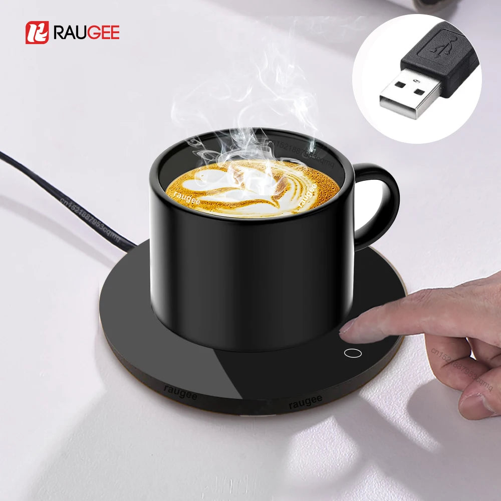 Thermostatic USB Mug Warmer Coaster – Coffee & Tea Heater