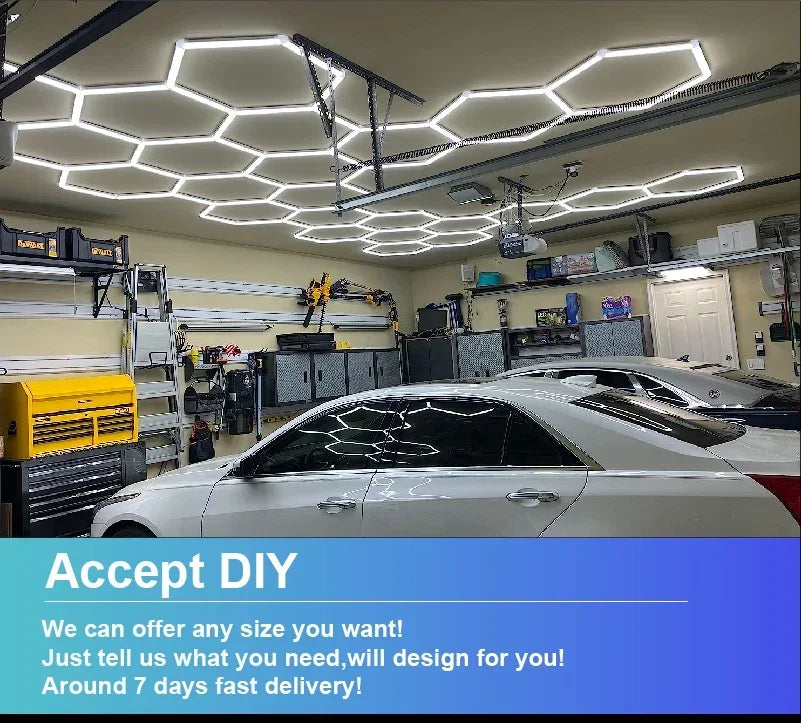 Hexagon LED Ceiling Light