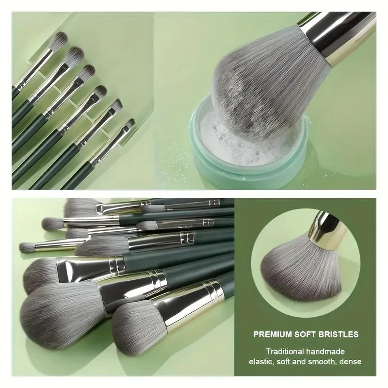 14pc Makeup Brush Set – Soft Fluffy Eyeshadow, Concealer & Blush Brushes