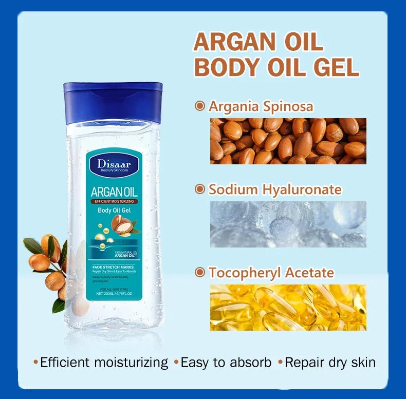 Aloe Vera Body Oil 200ml – Anti-Wrinkle & Moisturising