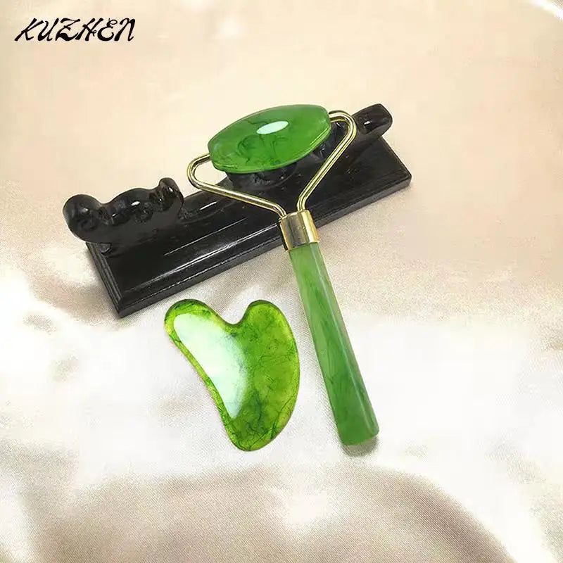 Facial Roller & Gua Sha Scraper – Lifting & Slimming Massager