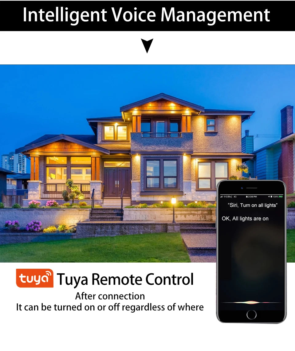 Tuya Smart WiFi LED Bulb E27 10W–20W – Alexa & Google Assistant Voice Control