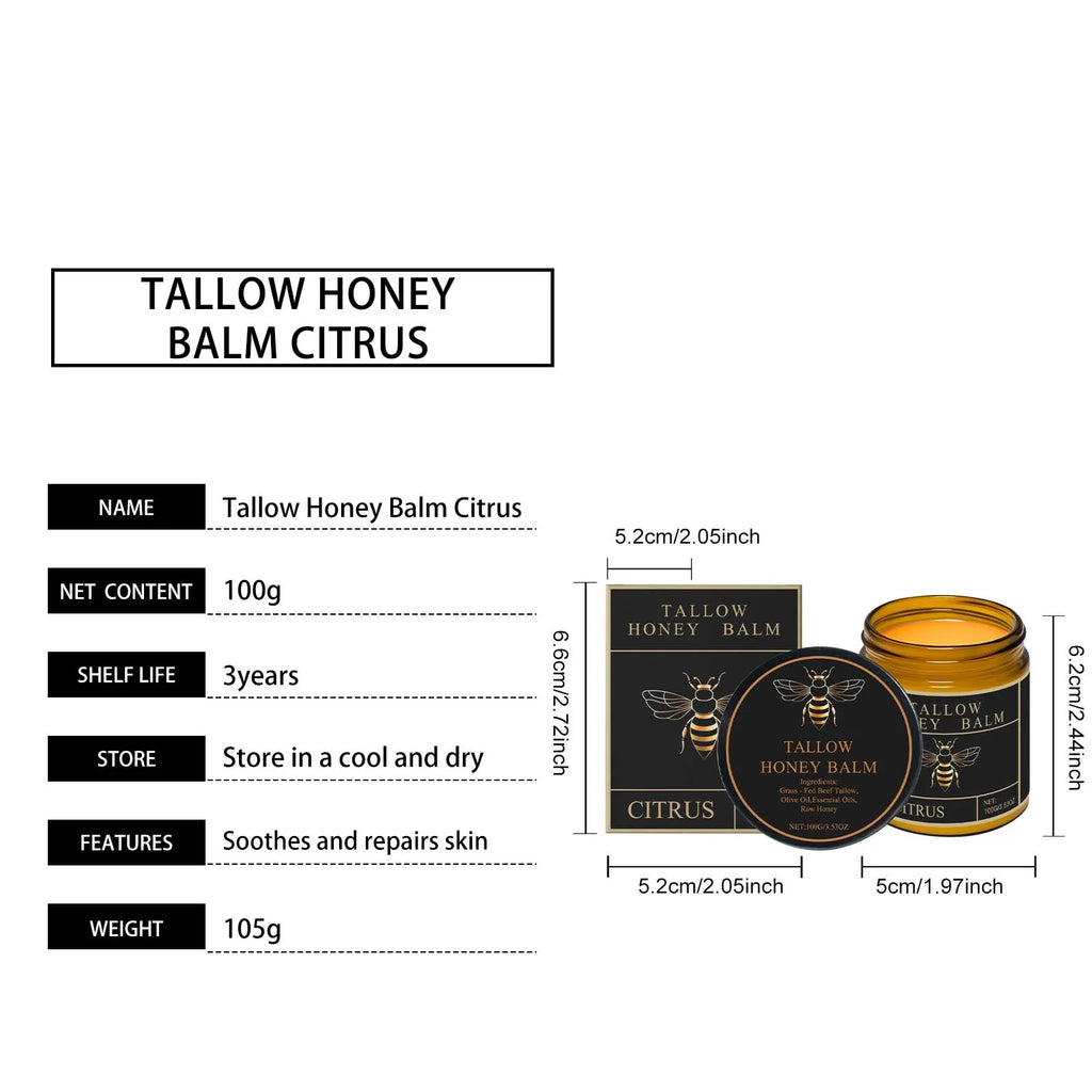 Tallow & Honey Face Moisturizer - Natural Skin Care 60g