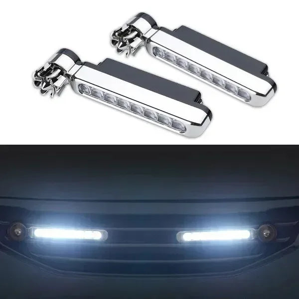 Wind-Powered Car LED Daytime Running Light – 8 LED DRL
