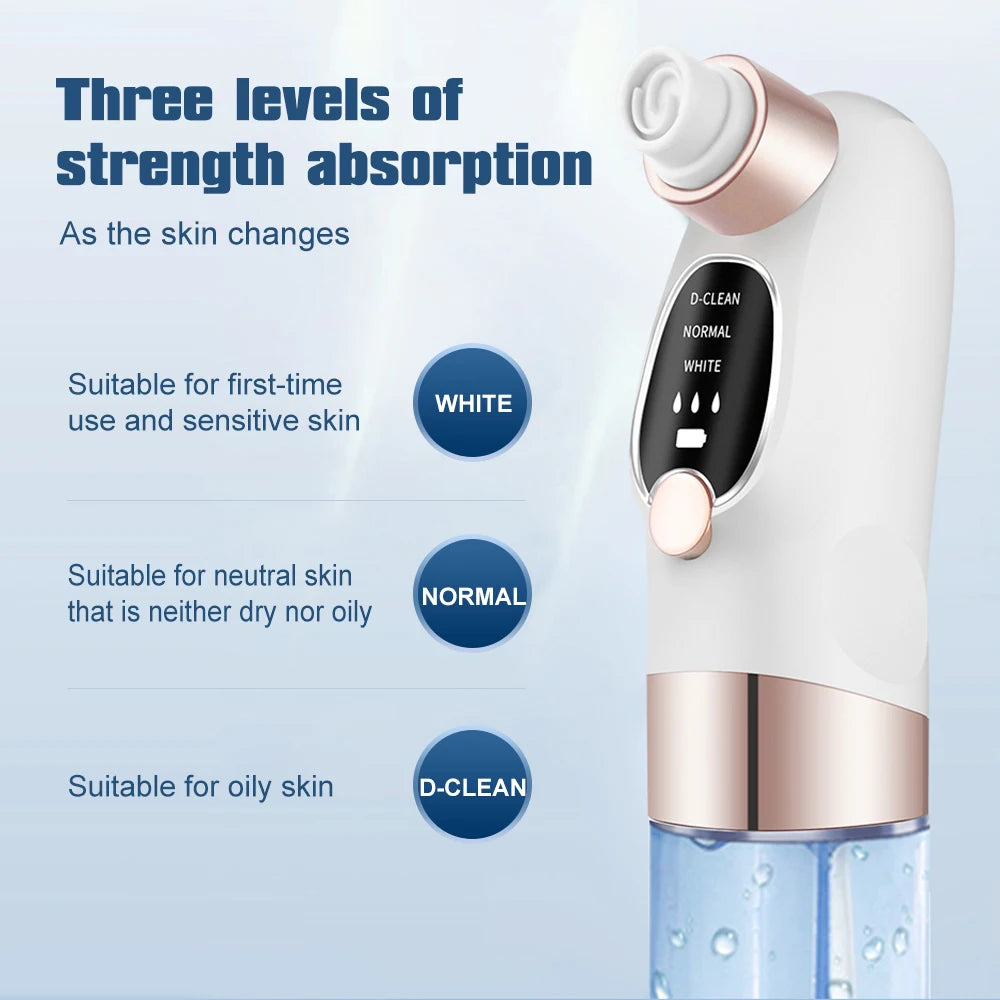 Small Bubble Blackhead Remover Pore Vacuum – 6 Suction Heads