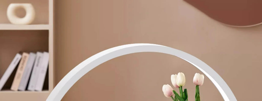 White & Pink Filler Lamp – Decorative Bedroom, Salon & Home Decor Light