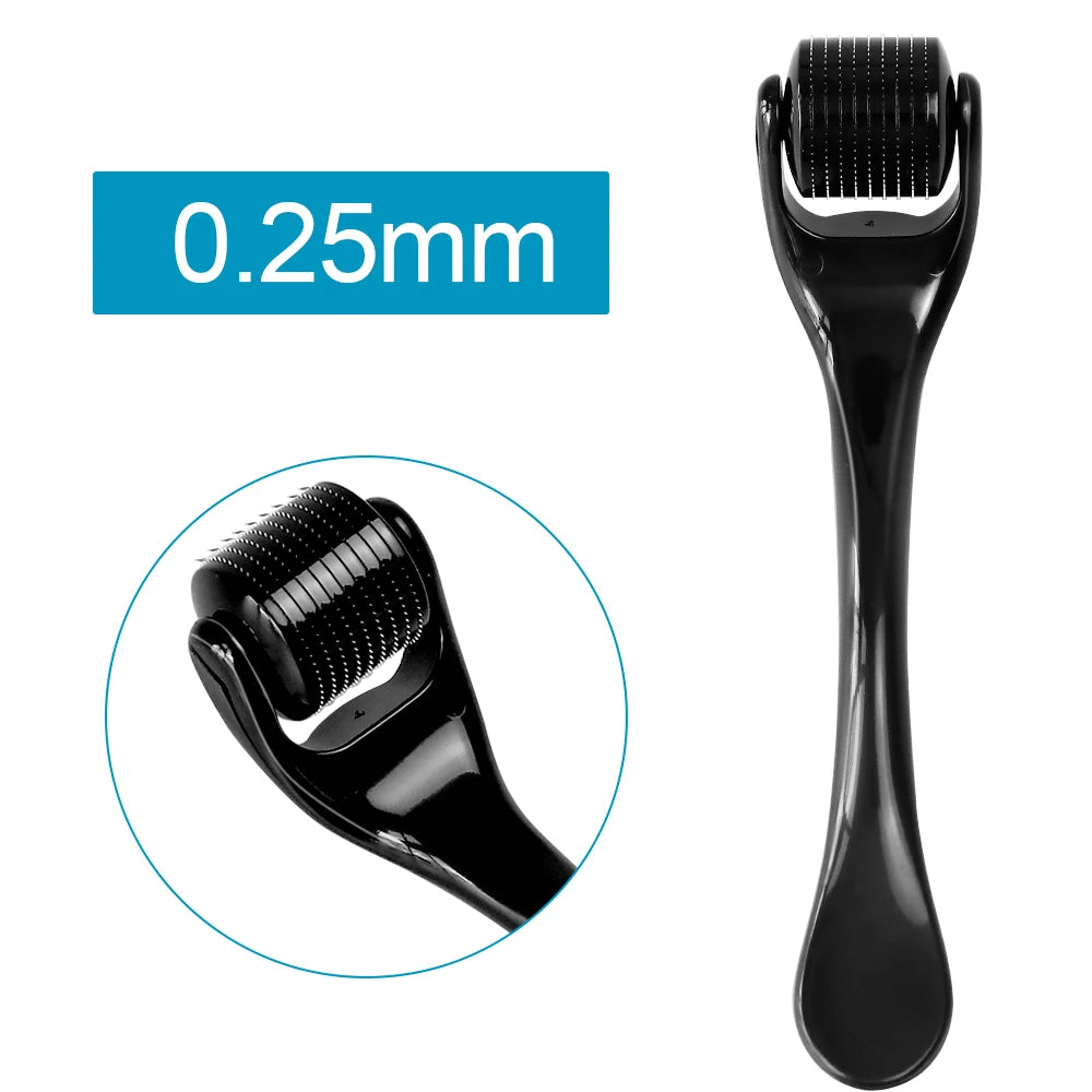540-Needle Derma Roller – Face, Body, Hair & Beard Growth (0.2–0.3mm)