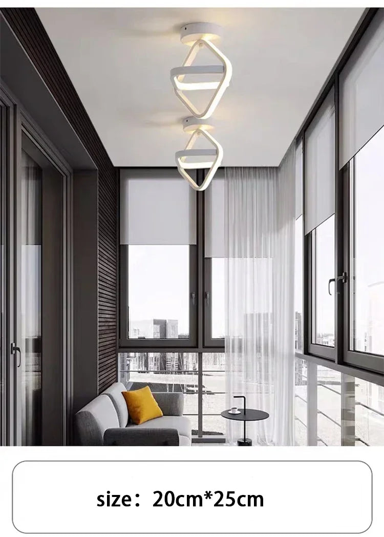 LED Strip Aisle Ceiling Light – Modern Minimalist Corridor, Balcony & Staircase Lamp