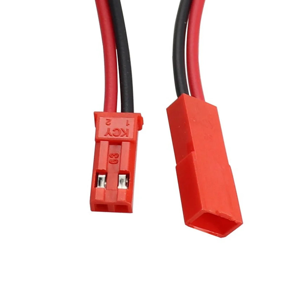 2-Pin JST Plug Connector Set – 10 Pairs (100mm & 200mm) for LED & Electronics