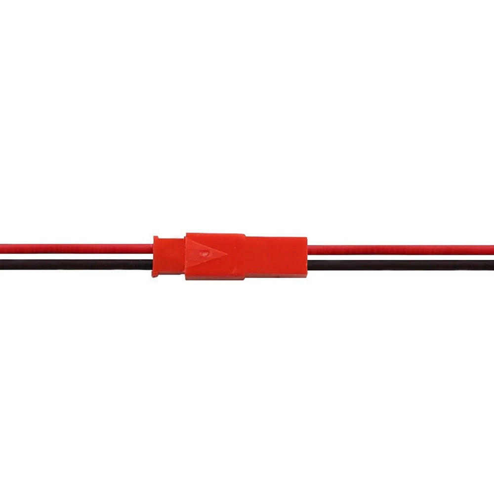 2-Pin JST Plug Connector Set – 10 Pairs (100mm & 200mm) for LED & Electronics