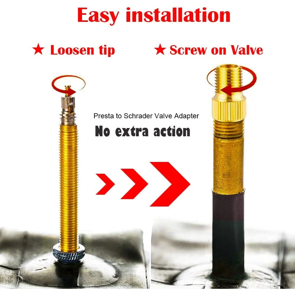Presta & Schrader Valve Adapter Set (21 Pcs)