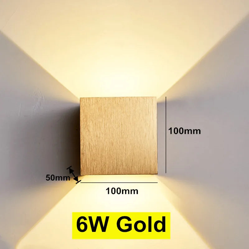LED Outdoor Wall Light IP65 Waterproof – Porch, Garden & Indoor Bedroom Lamp