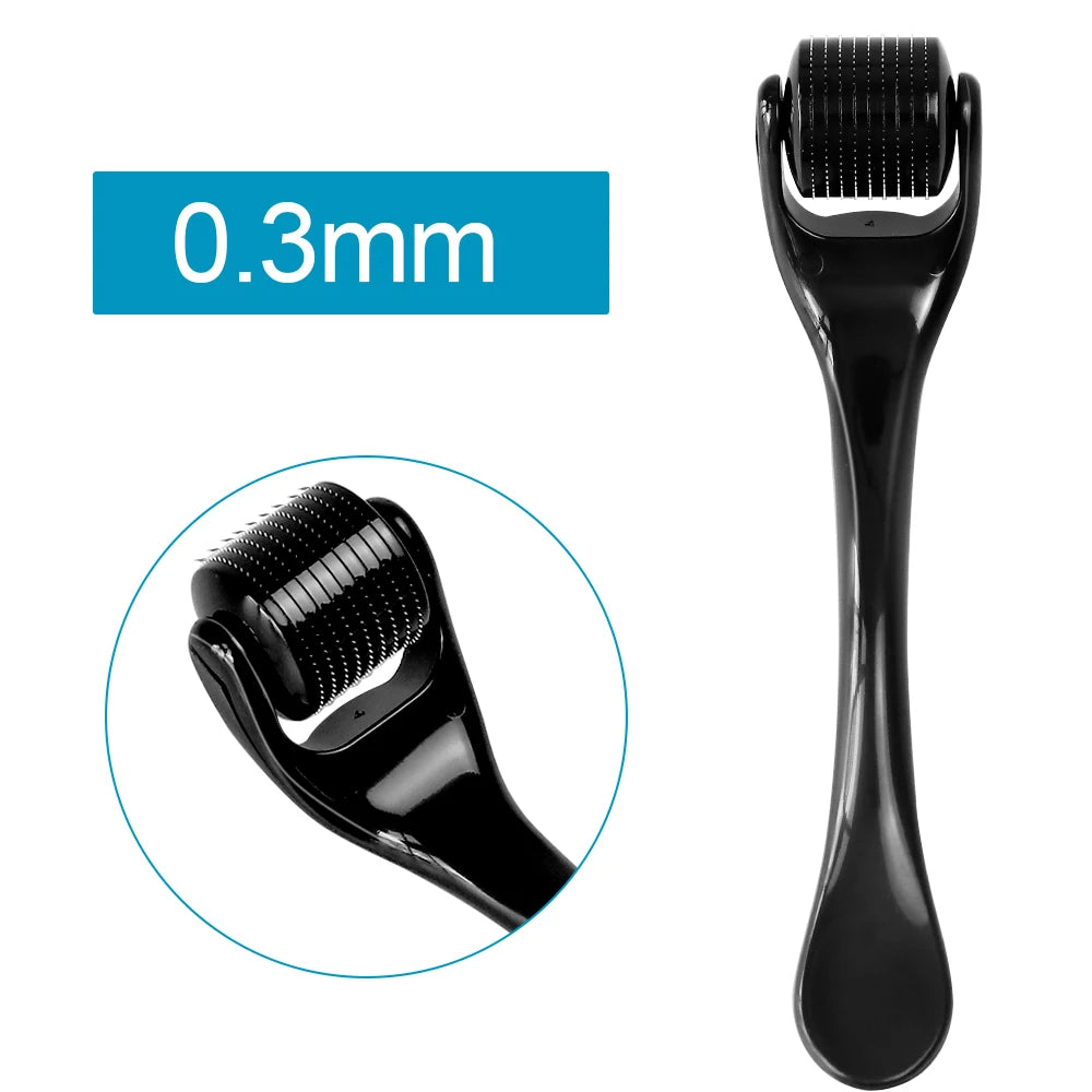 540-Needle Derma Roller – Face, Body, Hair & Beard Growth (0.2–0.3mm)