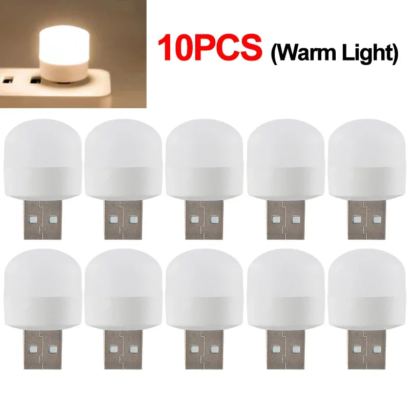Mini USB LED Light – Portable Eye Protection Reading & Car Bulb Lamp