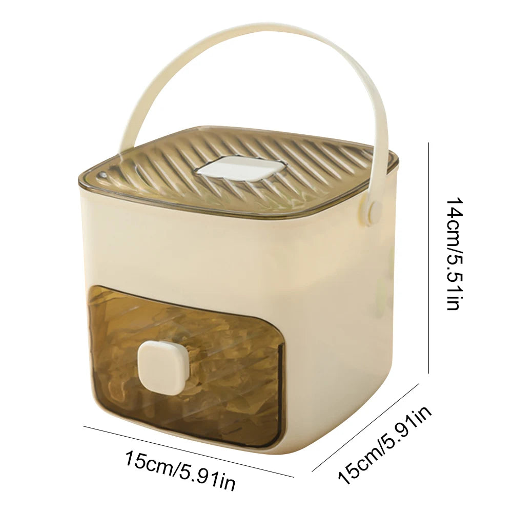 Portable Countertop Ice Maker Machine – With Storage Drawer