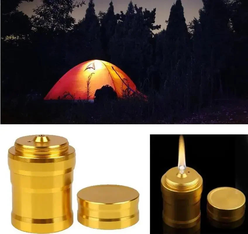 Portable 10ml Mini Alcohol Lamp – Outdoor Hiking & Camping Stove Ignition Tool