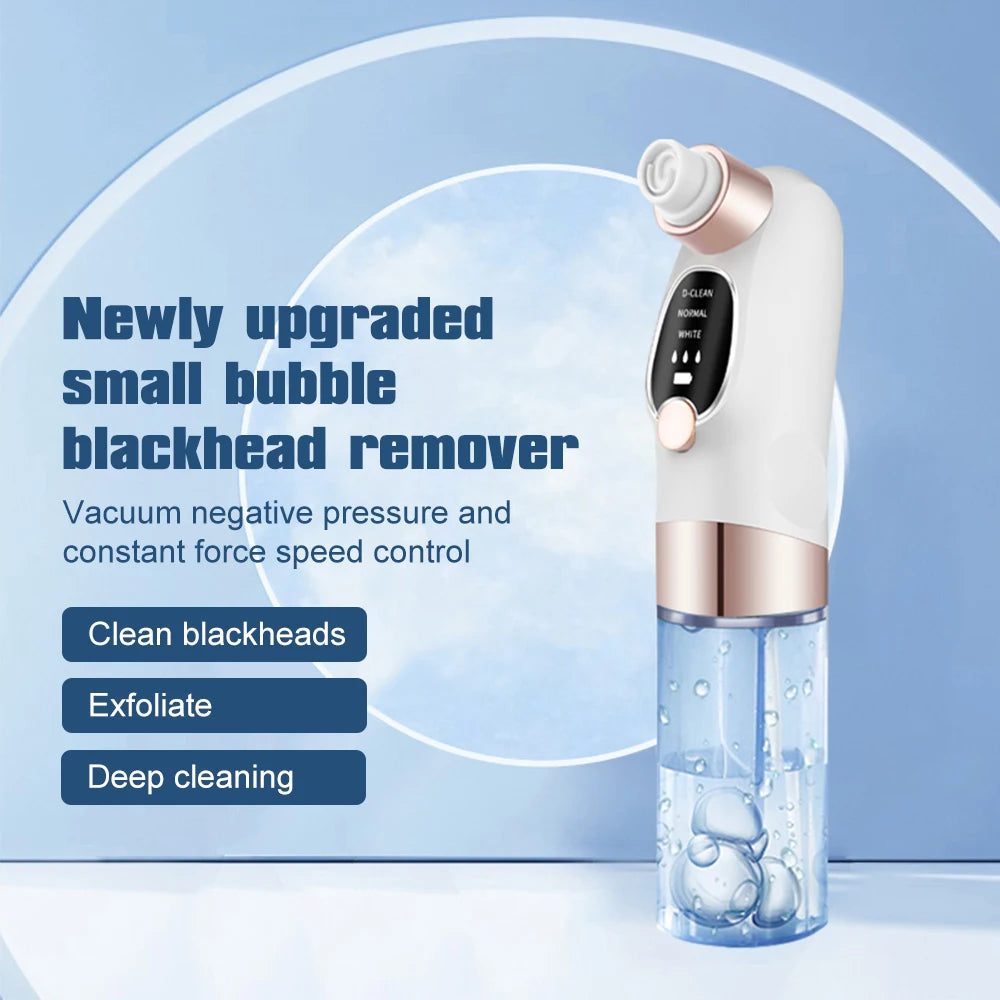 Small Bubble Blackhead Remover Pore Vacuum – 6 Suction Heads