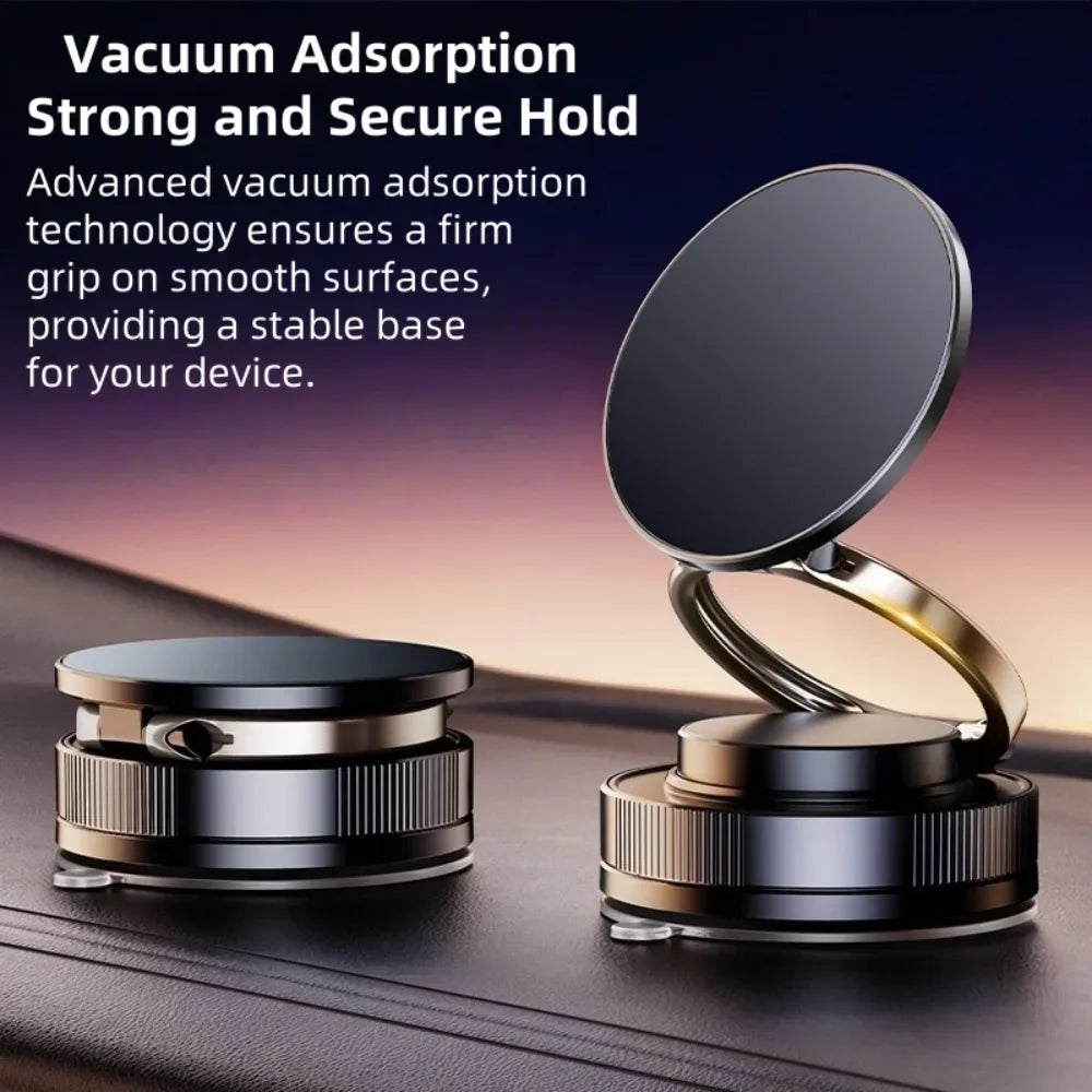 360° Magnetic Car Phone Holder - Suction Cup Mount