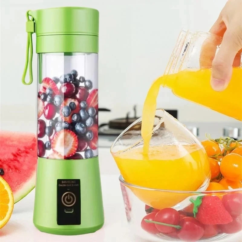 Portable USB Rechargeable Blender – 380ml Smoothie Maker