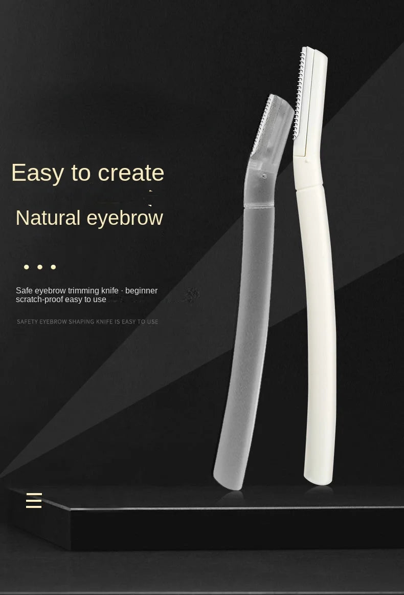 Eyebrow Razor & Trimming Knife – Safe Anti-Scratch Shaping Tool