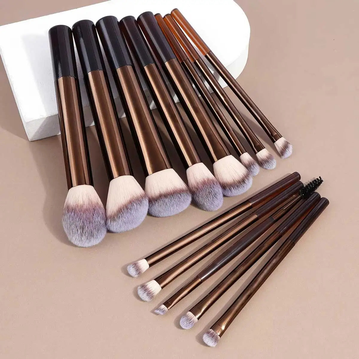 13pc Makeup Brush Set – Foundation, Concealer, Eyeshadow & Kabuki Blending Brushes