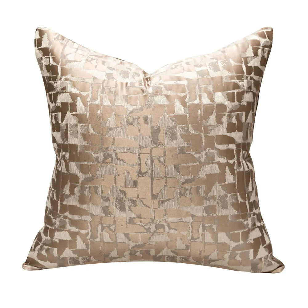 Luxury Golden Throw Cushion Cover