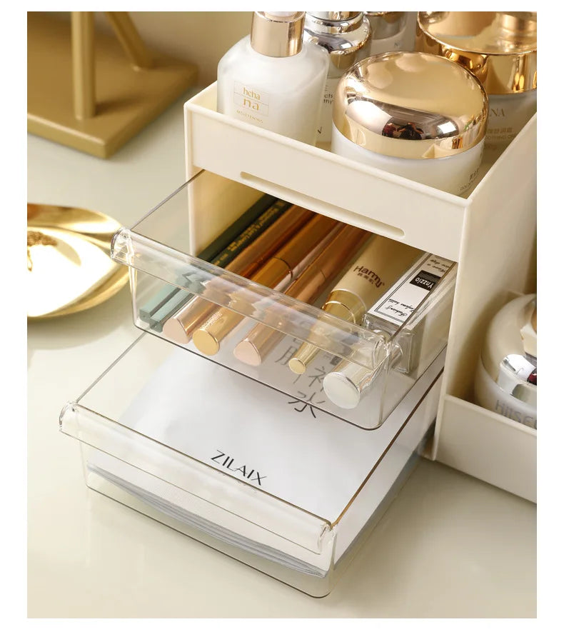 Transparent Drawer Makeup Organiser – Desktop Storage Box