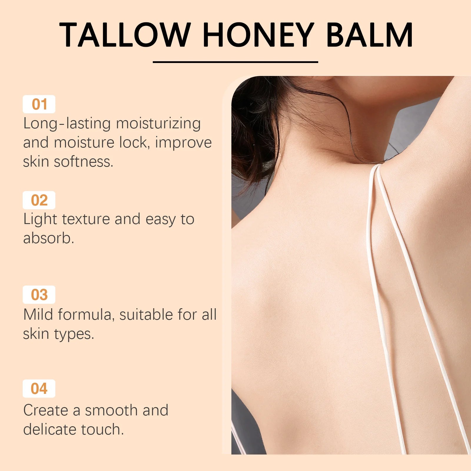 Tallow & Honey Face Moisturizer - Natural Skin Care 60g