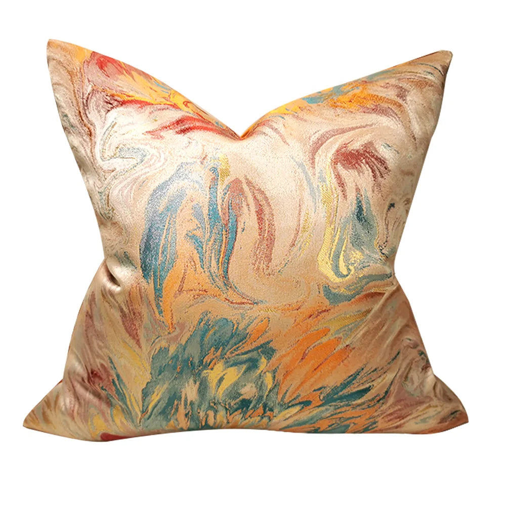 Luxury Golden Throw Cushion Cover