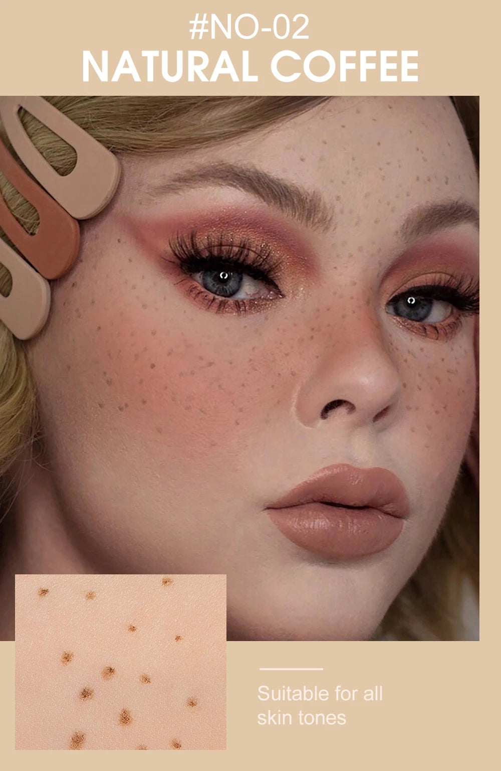 Waterproof Faux Freckle Makeup Pen – Natural Freckle Effect