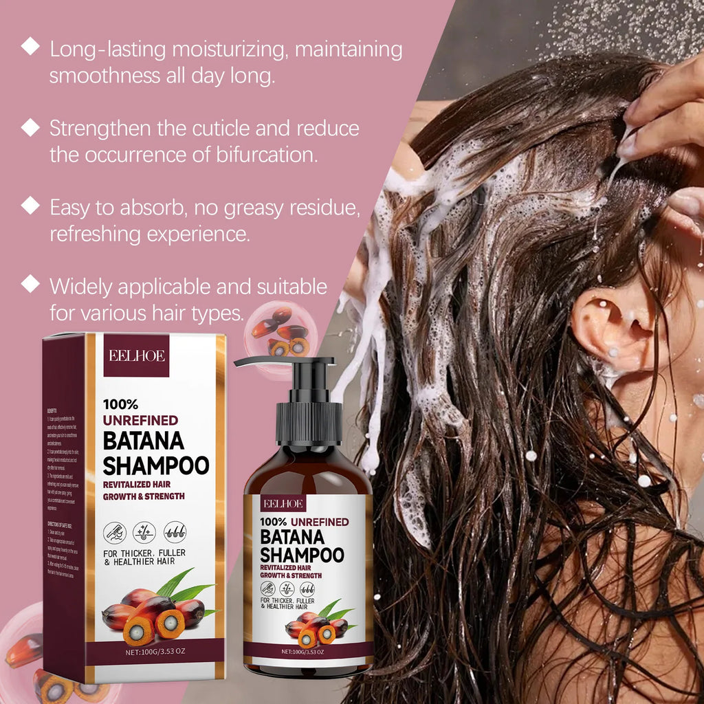 EELHOE Batana Oil Shampoo & Conditioner – Anti-Frizz, Nourishing & Hair Growth