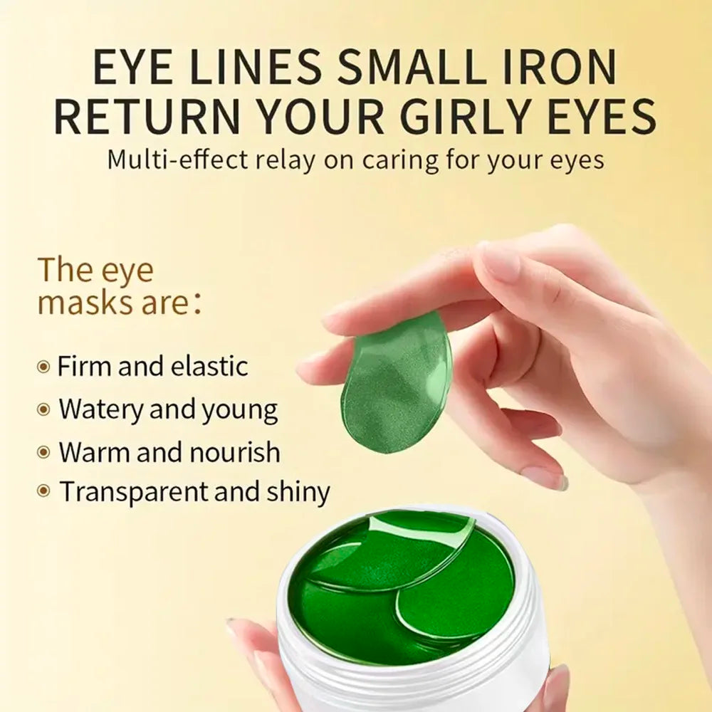 Seaweed Eye Mask 60PCS – Hyaluronic Acid & Collagen Patches