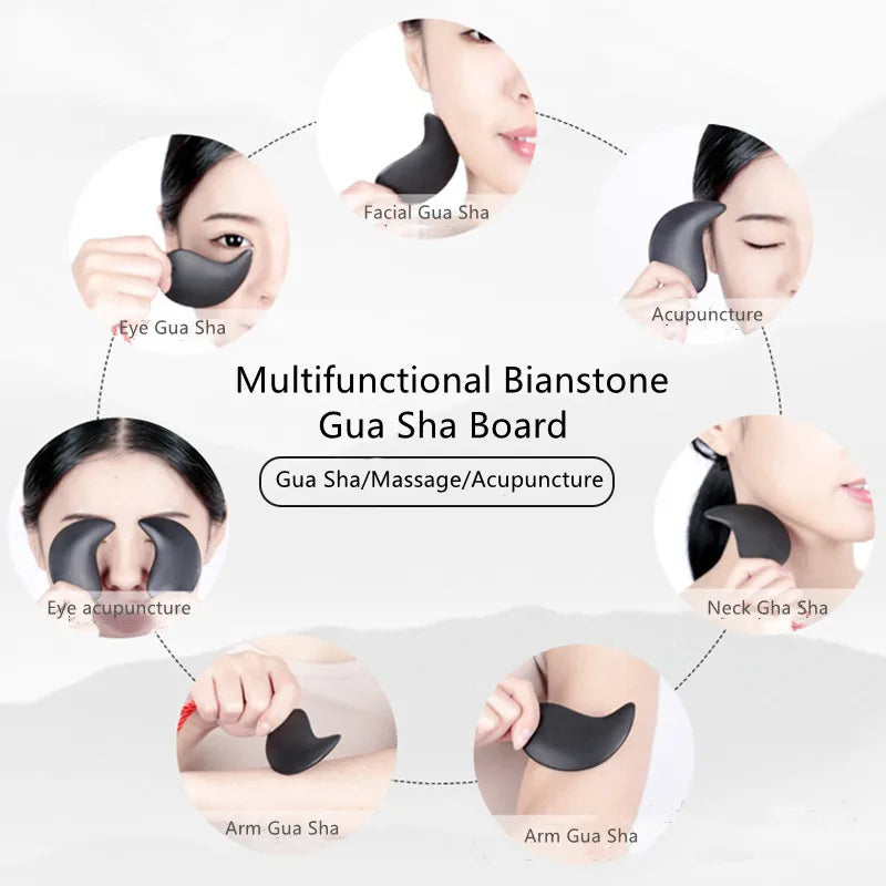 Gua Sha Face Massager & Scraper Tool - Rose Pink