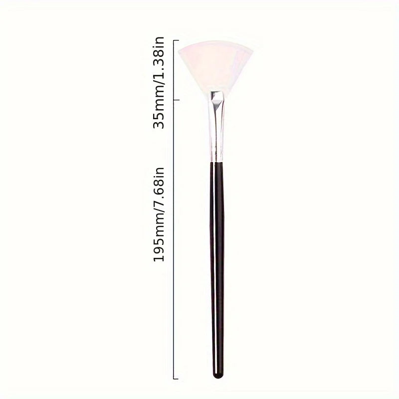 Face Mask Brush Set – Soft Fan & Acid Applicator Brushes