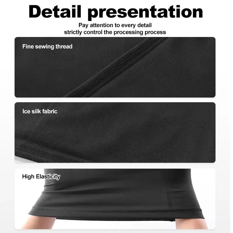 Ice Silk UV Face Scarf & Neck Gaiter – Summer Sports Mask
