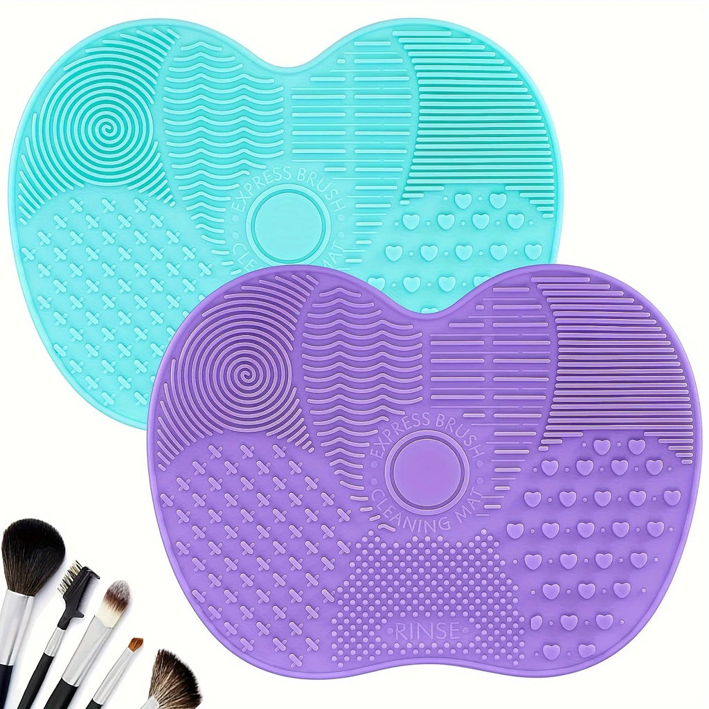 Silicone Makeup Brush Cleaning Pad with Suction Cup