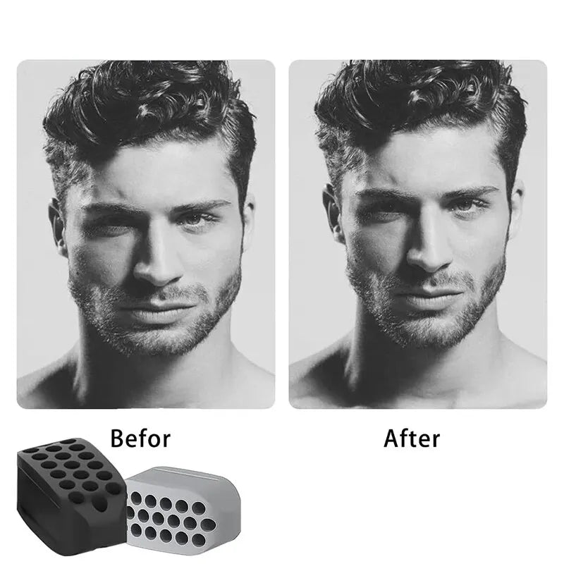 Silicone Jaw Exerciser & Facial Toner – Double Chin Reducer (2pk)
