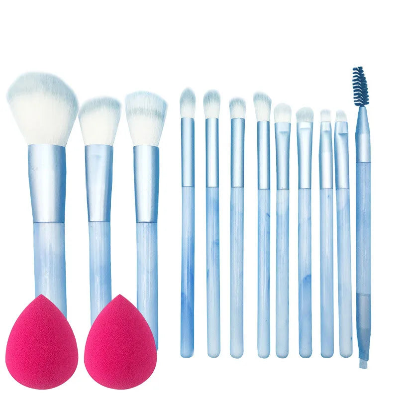 10/14pc Makeup Brush Set – Super Soft Eyeshadow & Foundation Brushes