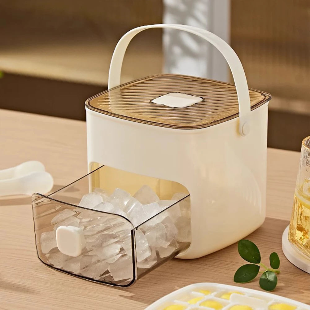Portable Countertop Ice Maker Machine – With Storage Drawer