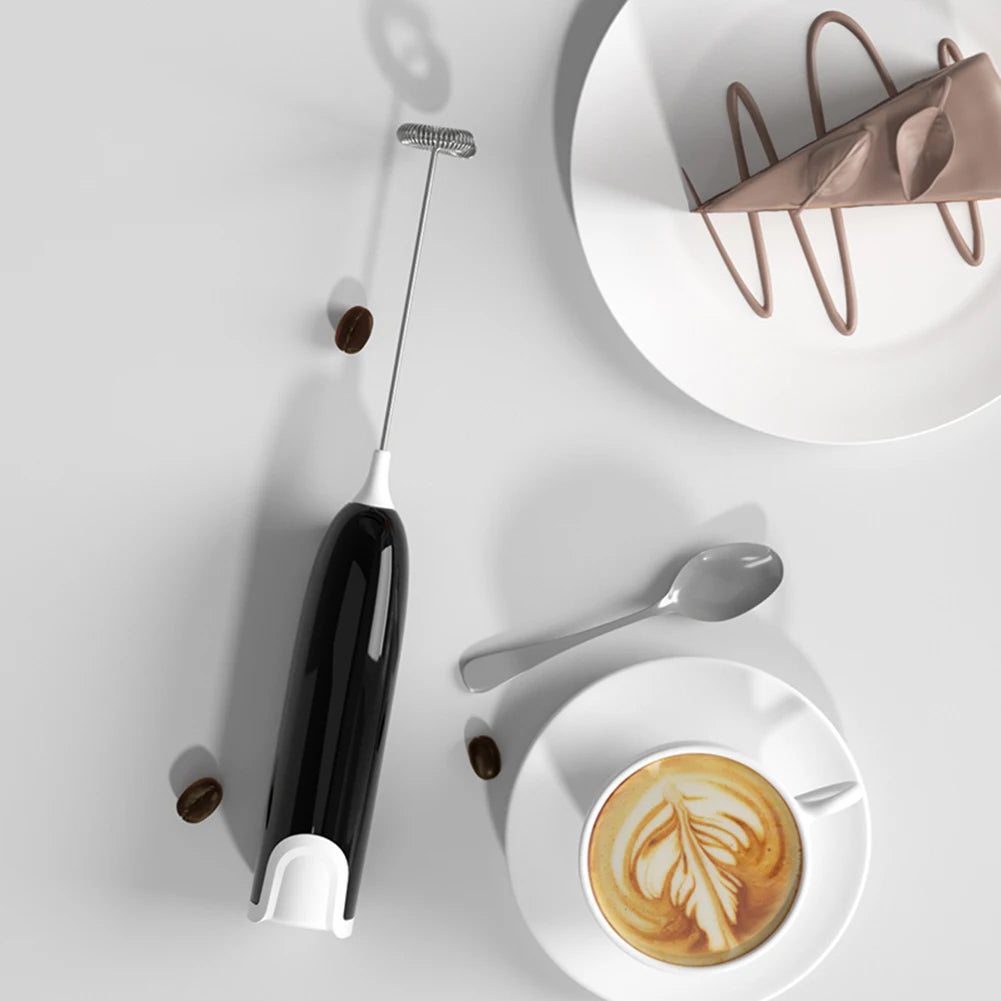Electric Milk Frother & Drink Mixer – Cappuccino & Latte Maker