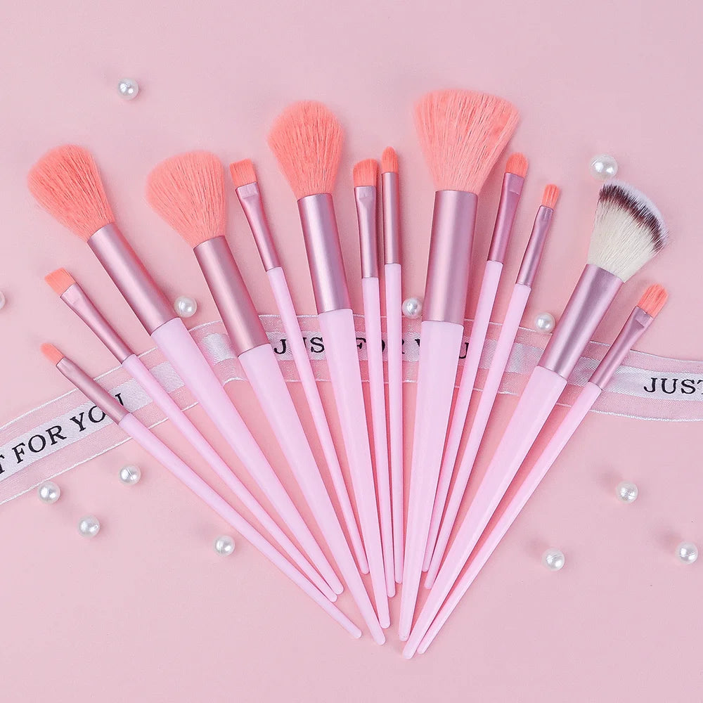 10/14pc Makeup Brush Set – Super Soft Eyeshadow & Foundation Brushes