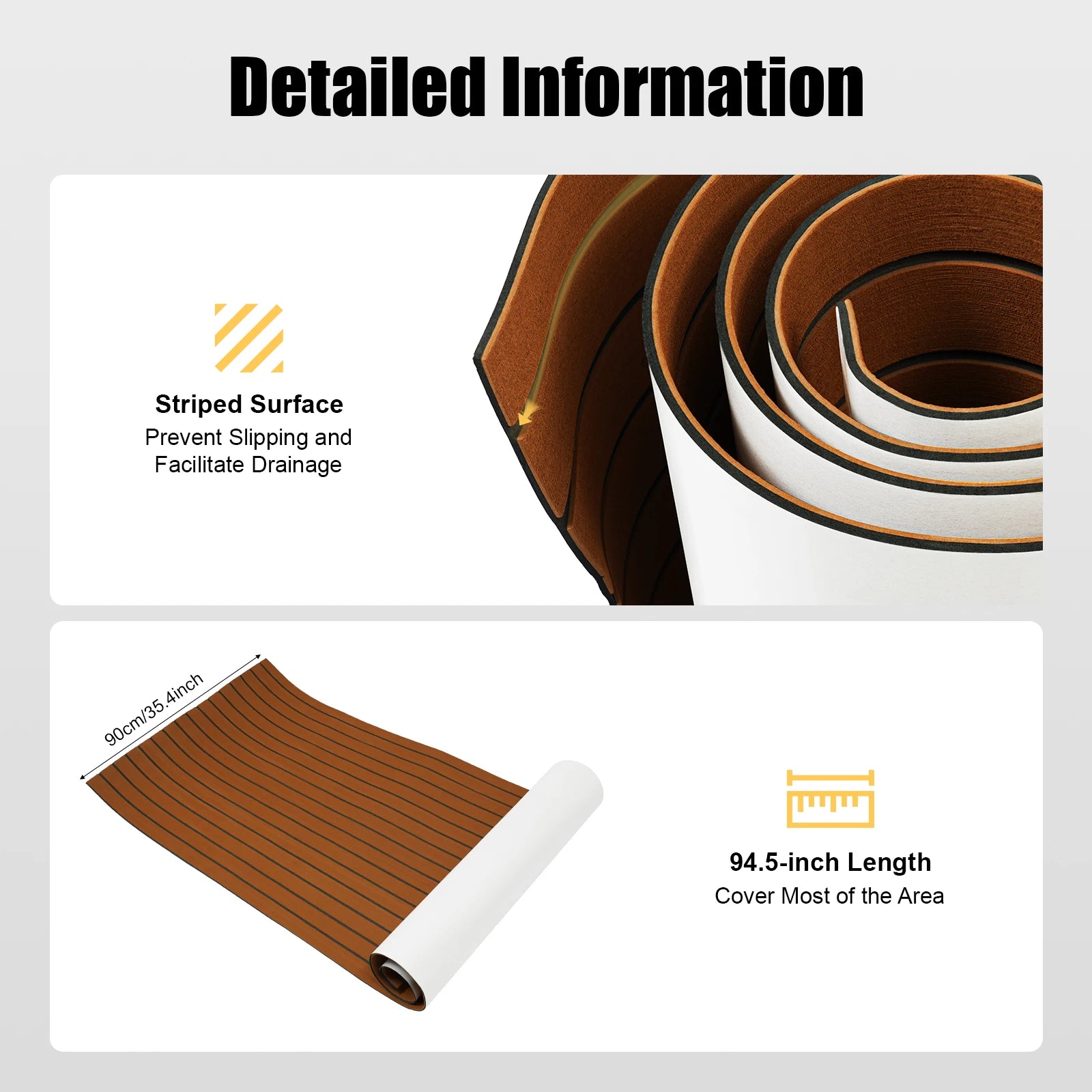 Waterproof EVA Foam Floor Mat (90x240cm)