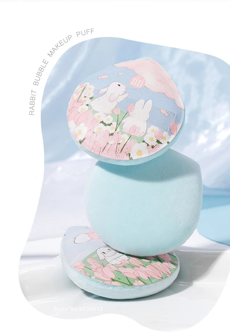 Velvet Makeup Setting Puff – Soft Crystal Fluff Cosmetic Sponge