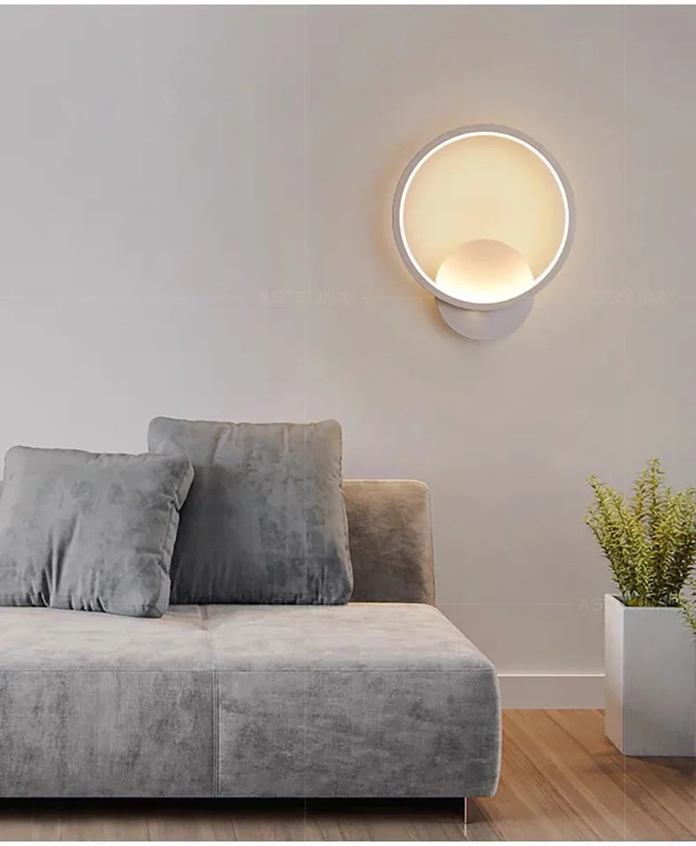 Modern Minimalist LED Wall Sconce – Indoor Living Room, Bedroom & Corridor Light
